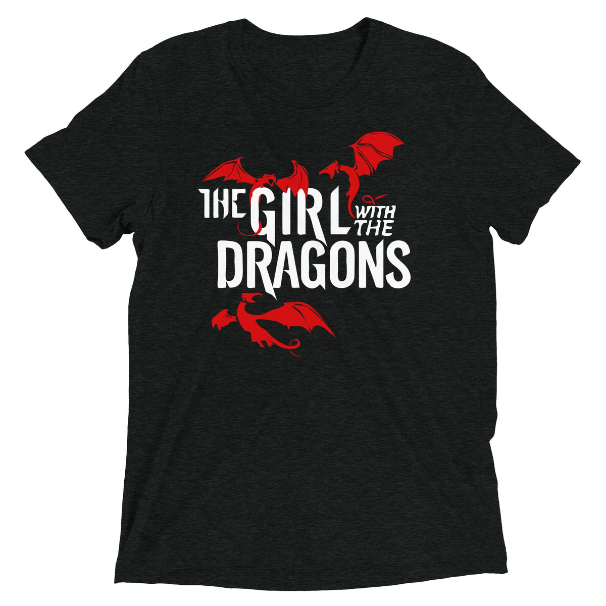 The Girl With Dragons Men's Tri-Blend Tee product image 1
