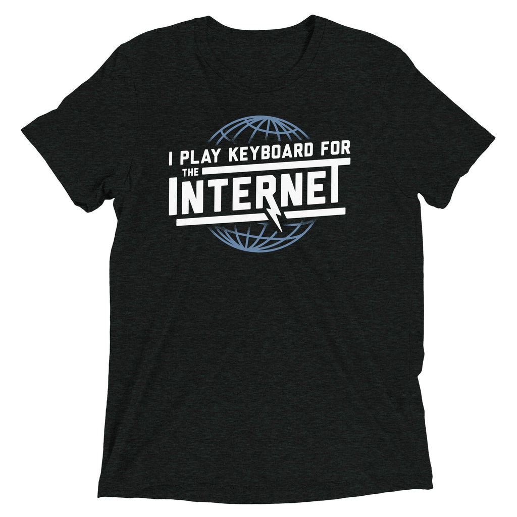 I Play Keyboard For The Internet Men's Tri-Blend Tee product image 1