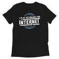 I Play Keyboard For The Internet Men's Tri-Blend Tee product image 1