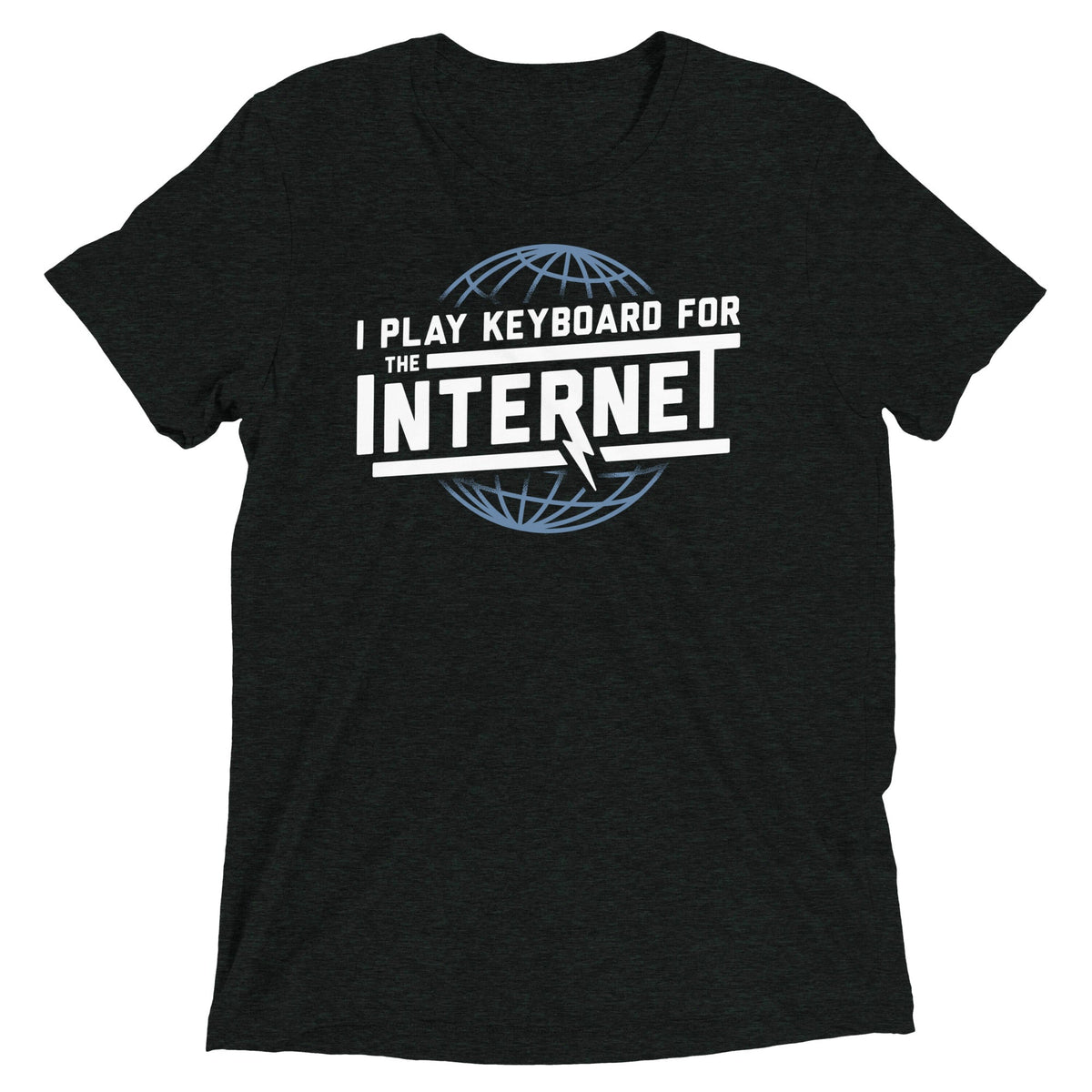 I Play Keyboard For The Internet Men's Tri-Blend Tee product image 1