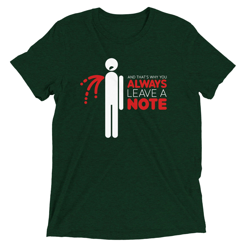 Always Leave A Note Men's Tri-Blend Tee product image 2