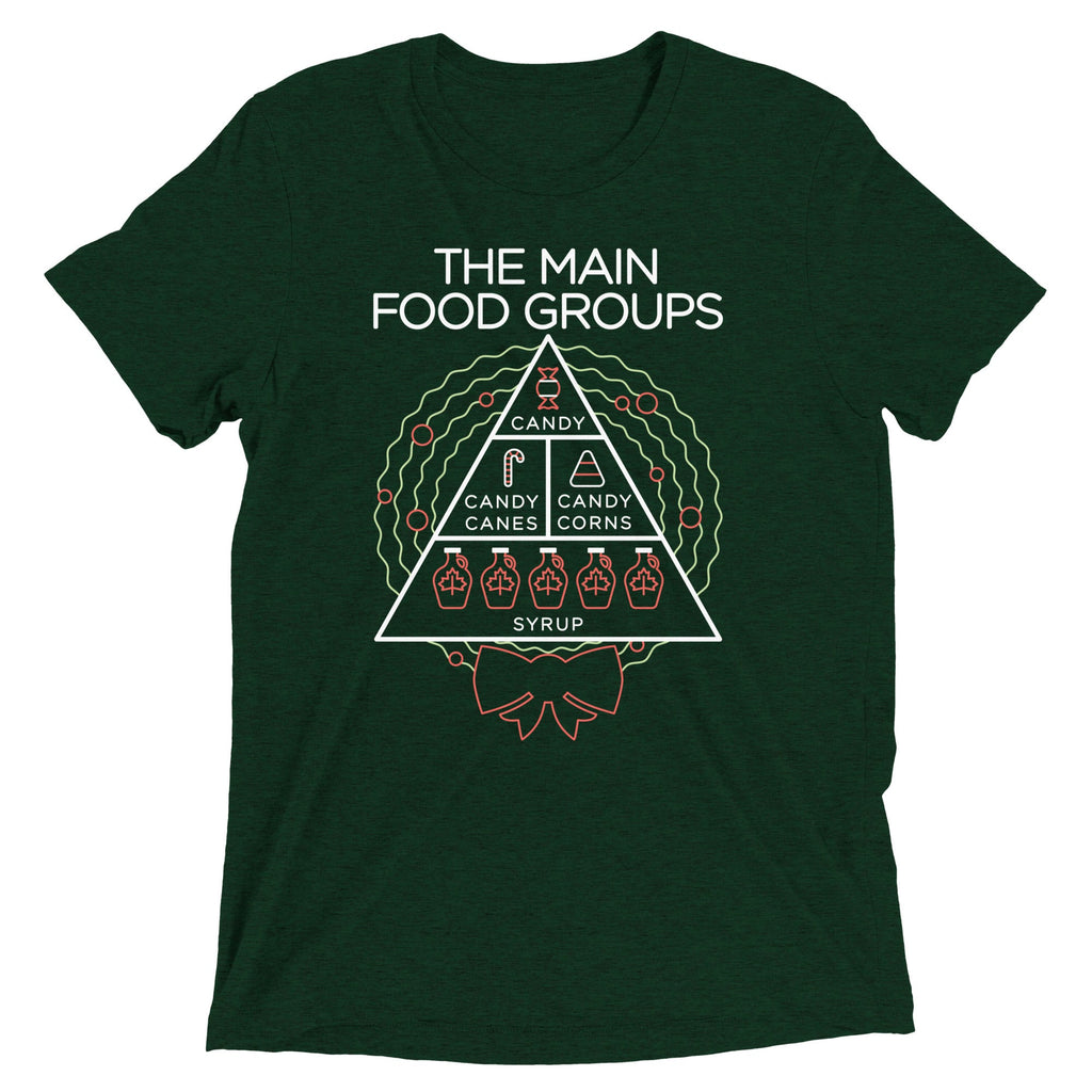 The Main Food Groups Men's Tri-Blend Tee product image 3