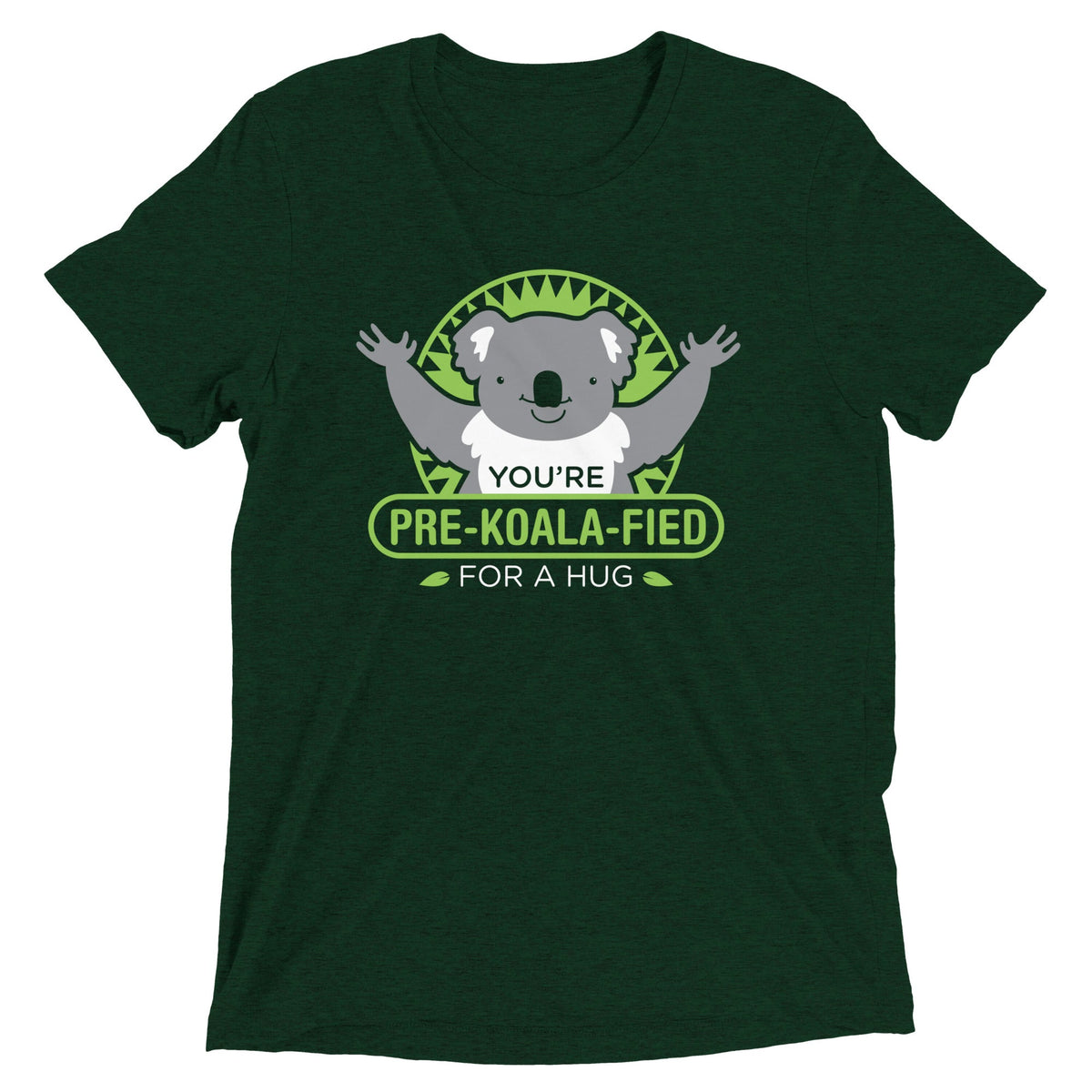 You're Pre-Koala-Fied For A Hug Men's Tri-Blend Tee product image 3