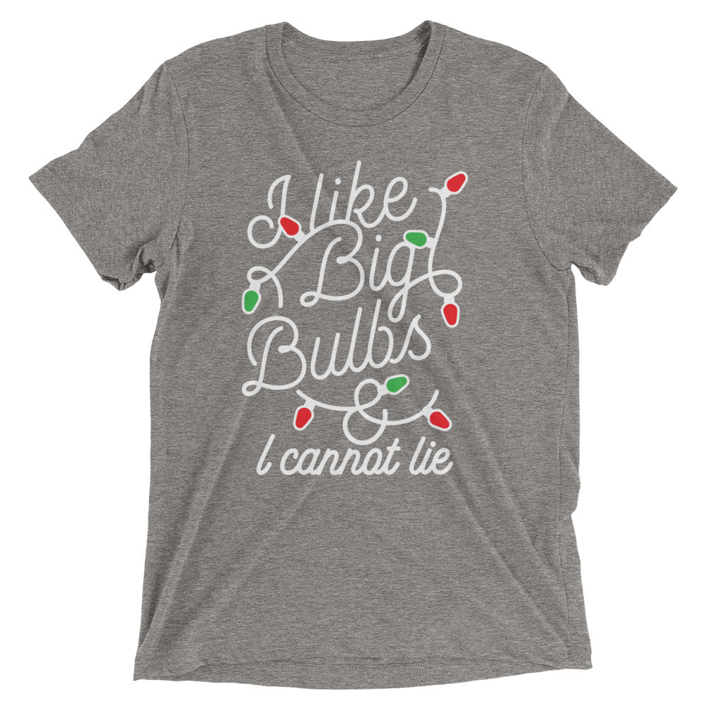 I Like Big Bulbs & I Cannot Lie Men's Tri-Blend Tee product image 1