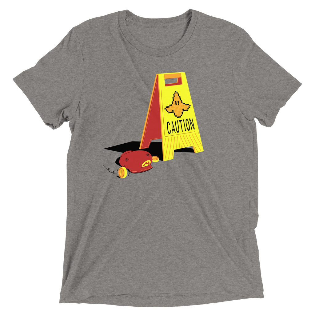 Caution Banana Men's Tri-Blend Tee product image 2
