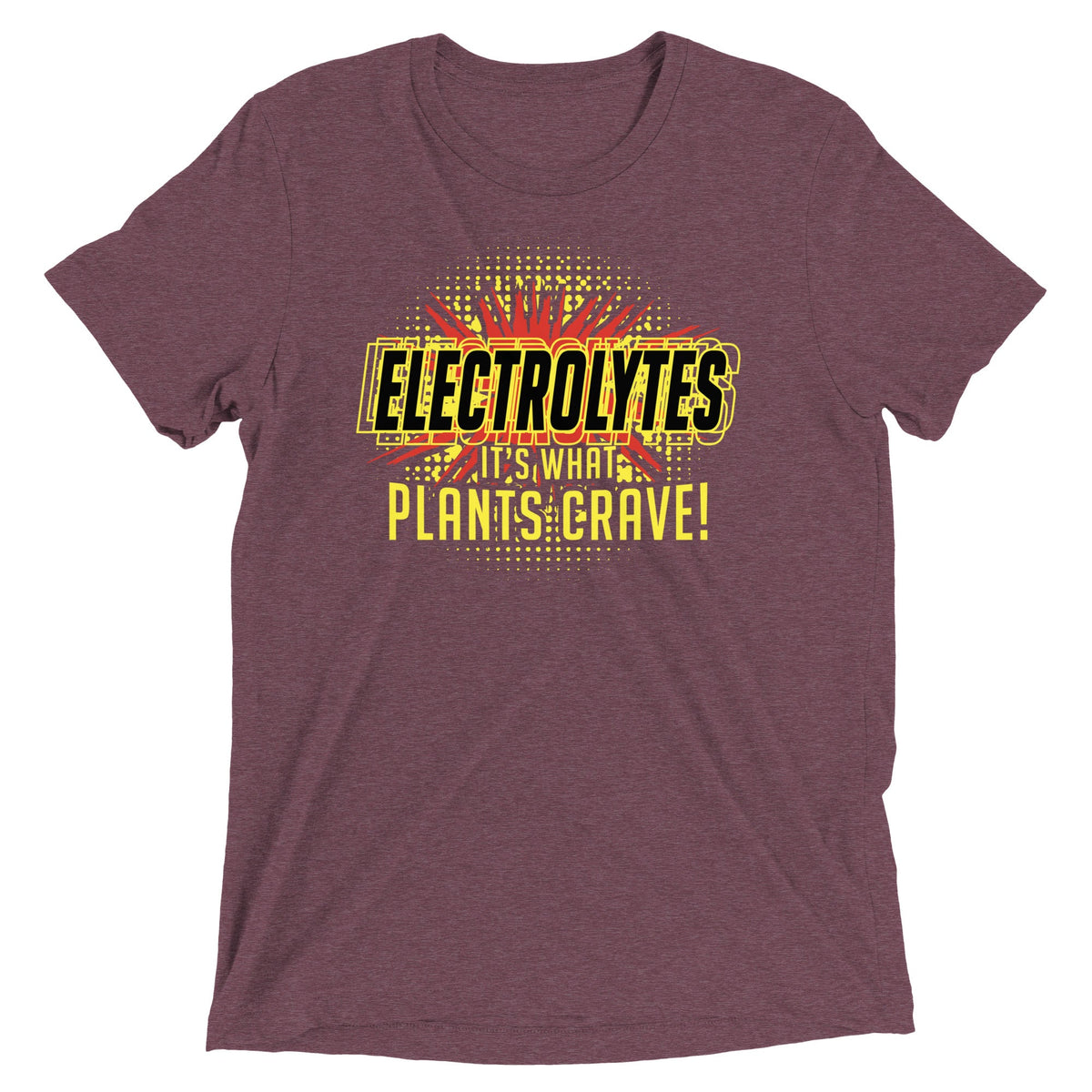Electrolytes, It's What Plants Crave! Men's Tri-Blend Tee product image 2