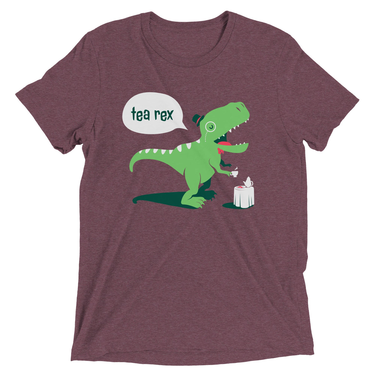 Tea Rex Men's Tri-Blend Tee product image 3