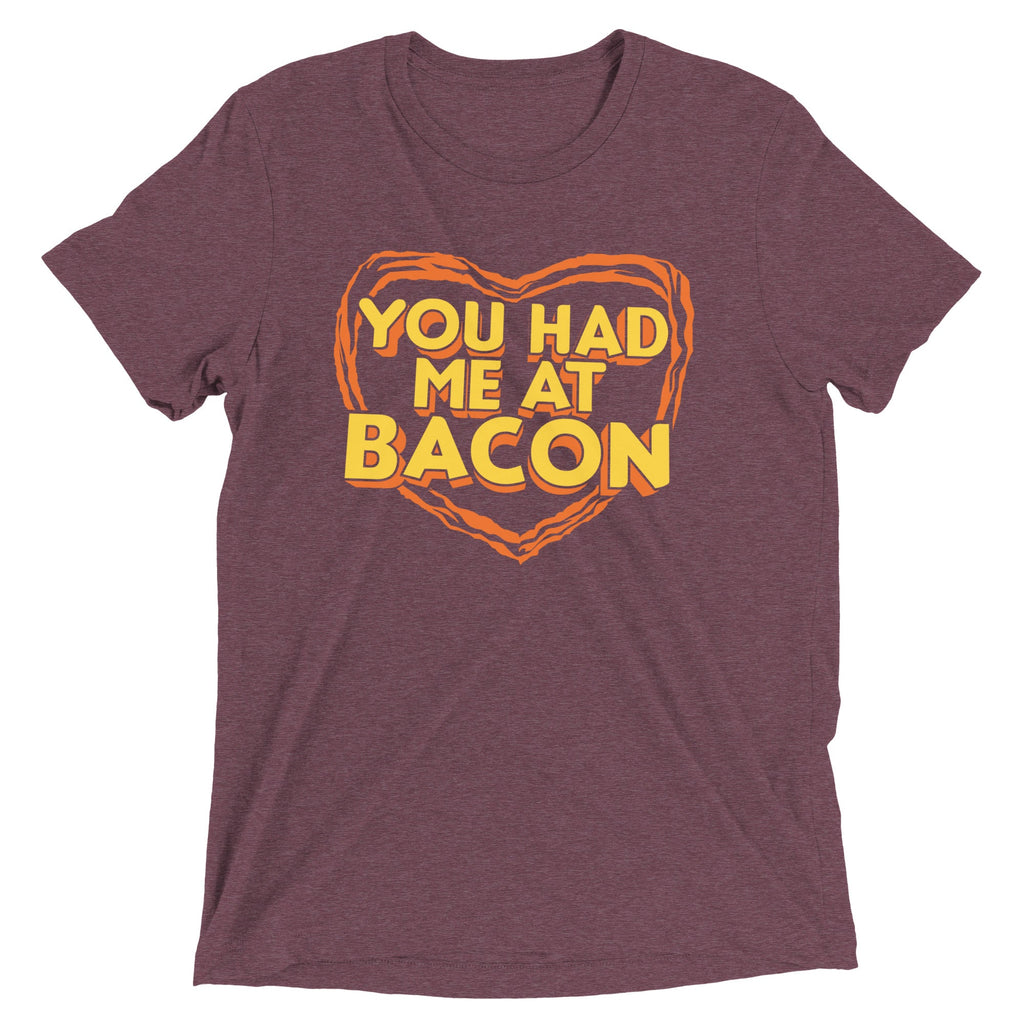 You Had Me At Bacon Men's Tri-Blend Tee product image 3