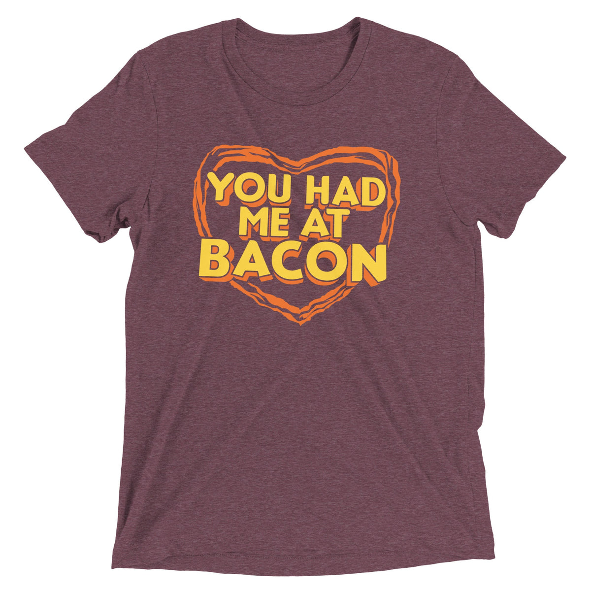 You Had Me At Bacon Men's Tri-Blend Tee product image 3