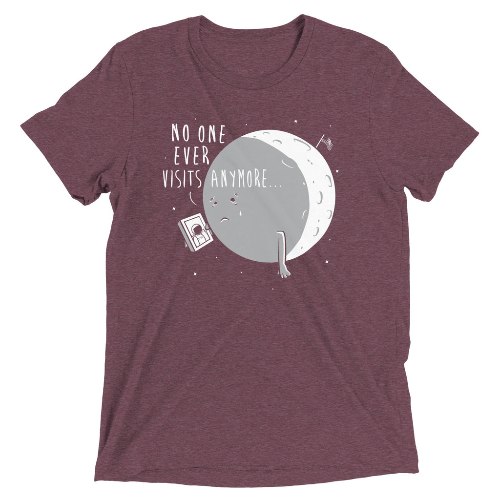 No One Ever Visits Anymore Men's Tri-Blend Tee product image 4