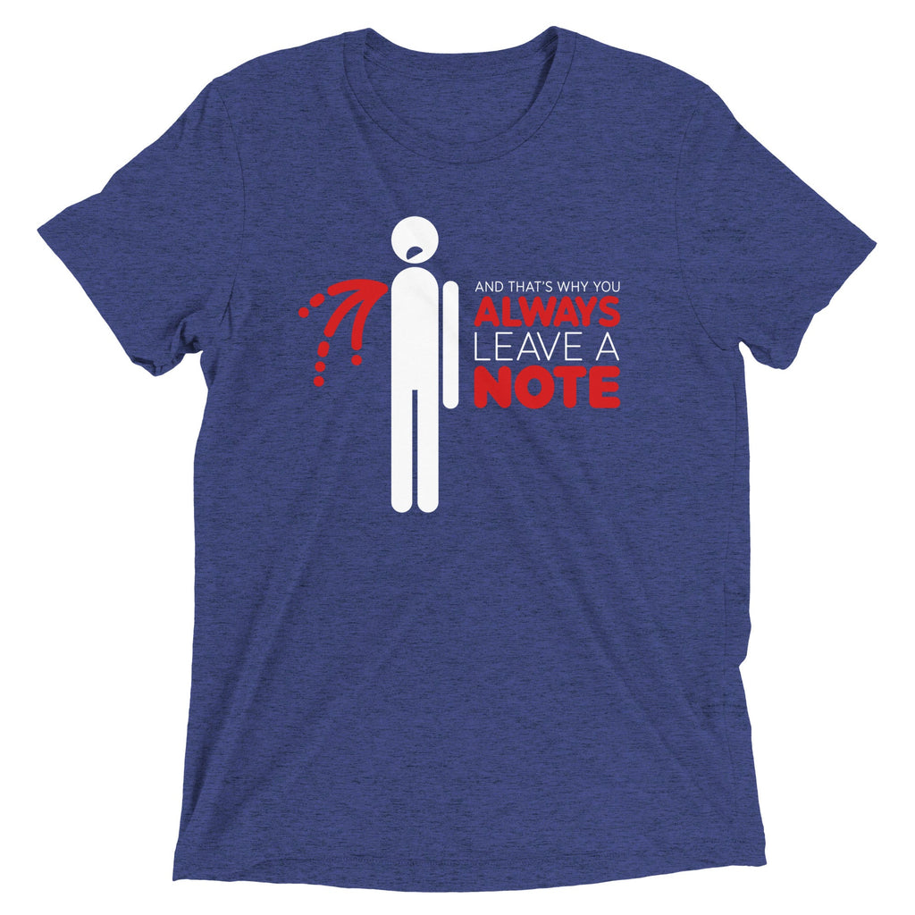 Always Leave A Note Men's Tri-Blend Tee product image 4