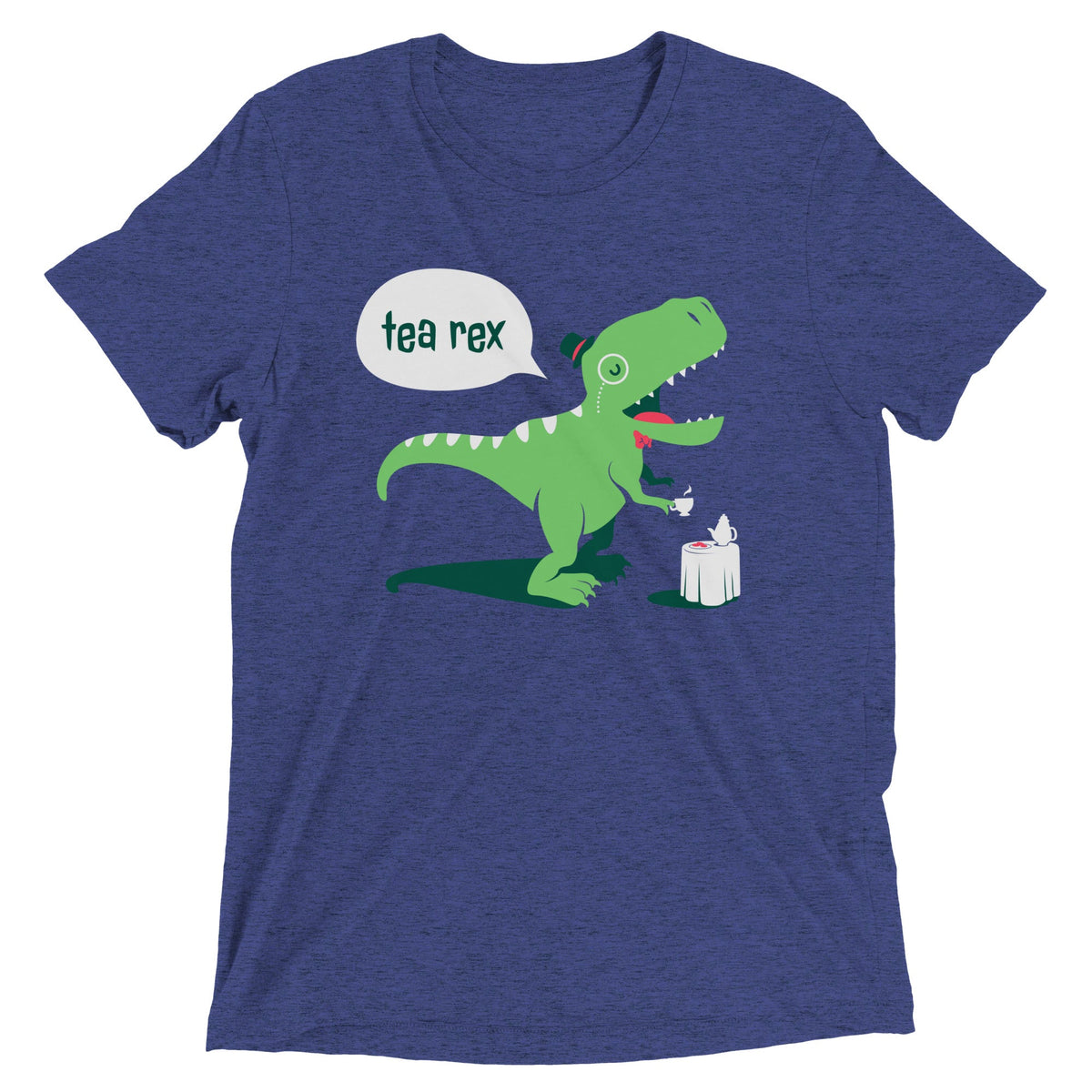 Tea Rex Men's Tri-Blend Tee product image 4