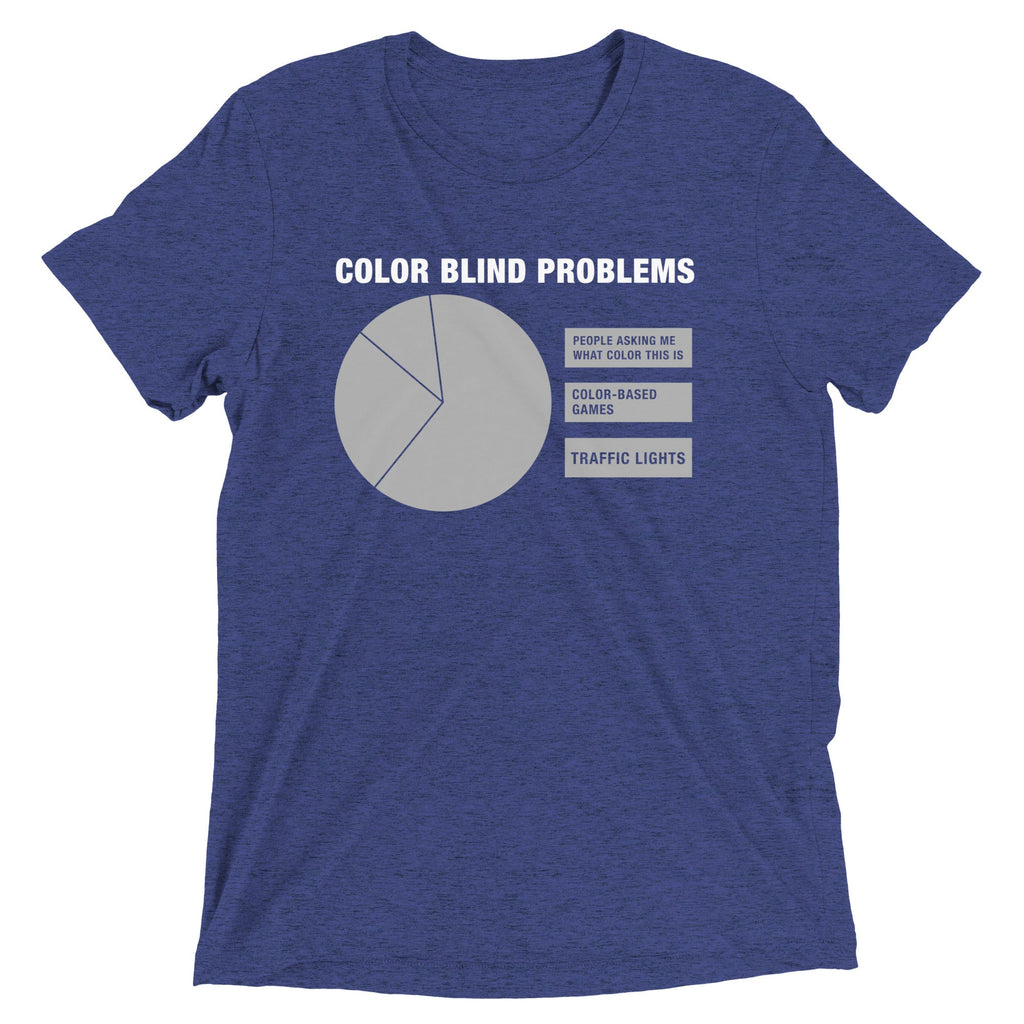 Color Blind Problems Men's Tri-Blend Tee product image 5