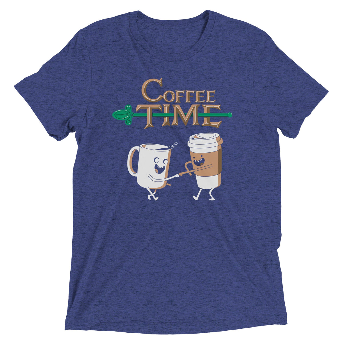 Coffee Time Men's Tri-Blend Tee product image 4