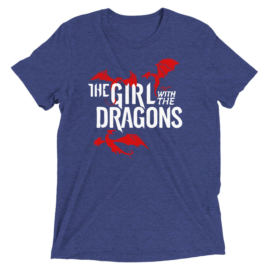 The Girl With Dragons Men's Tri-Blend Tee product image 2