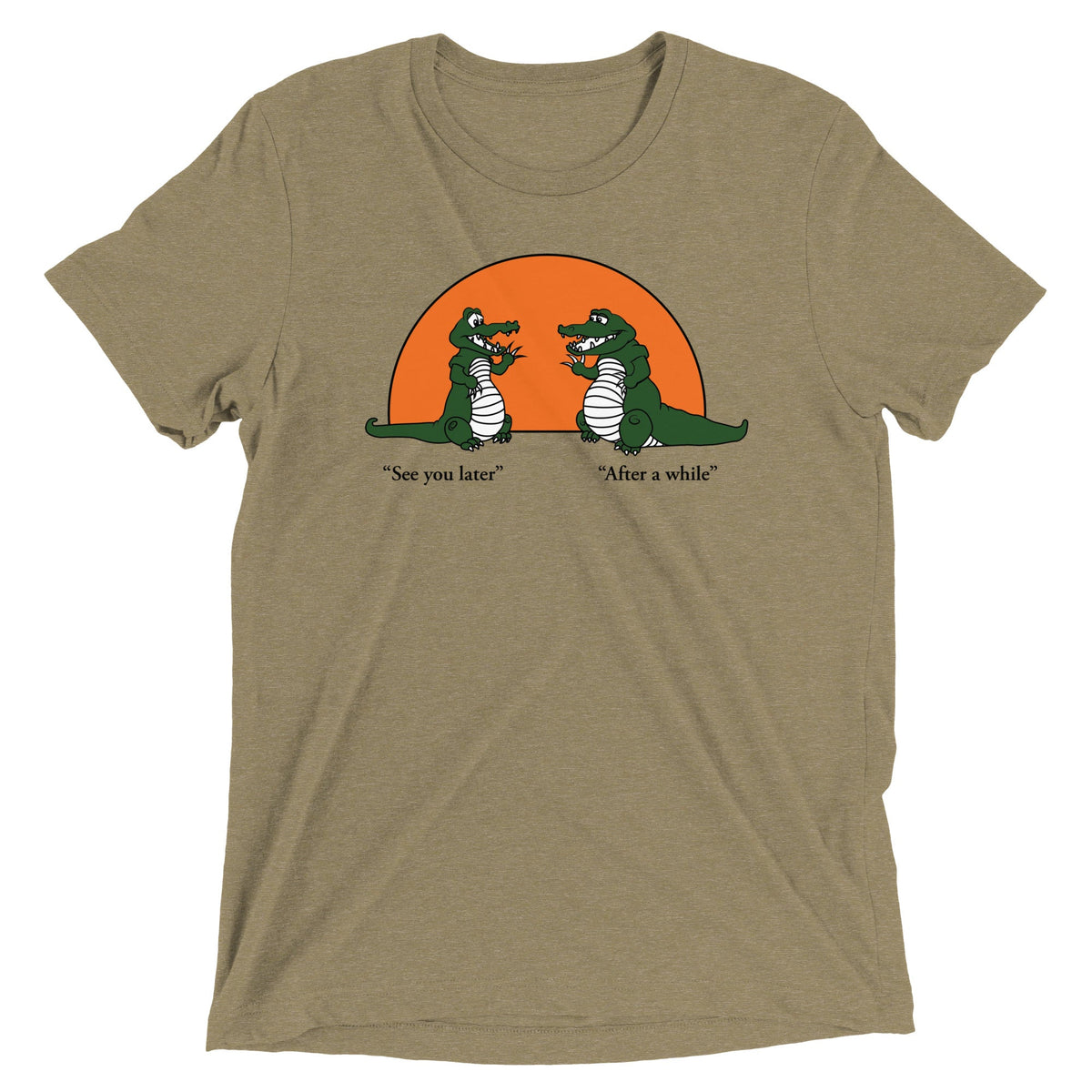 See You Later Alligator Men's Tri-Blend Tee product image 5