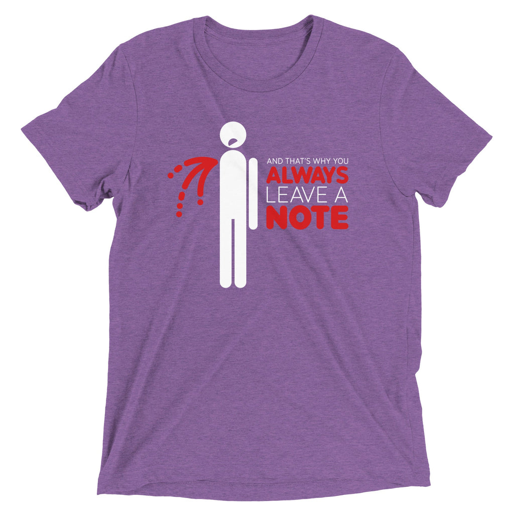 Always Leave A Note Men's Tri-Blend Tee product image 5