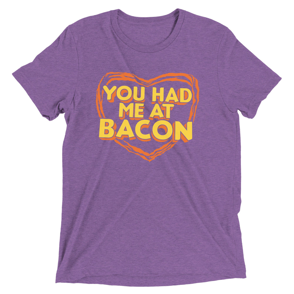 You Had Me At Bacon Men's Tri-Blend Tee product image 5