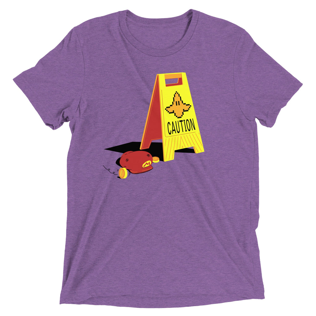 Caution Banana Men's Tri-Blend Tee product image 3