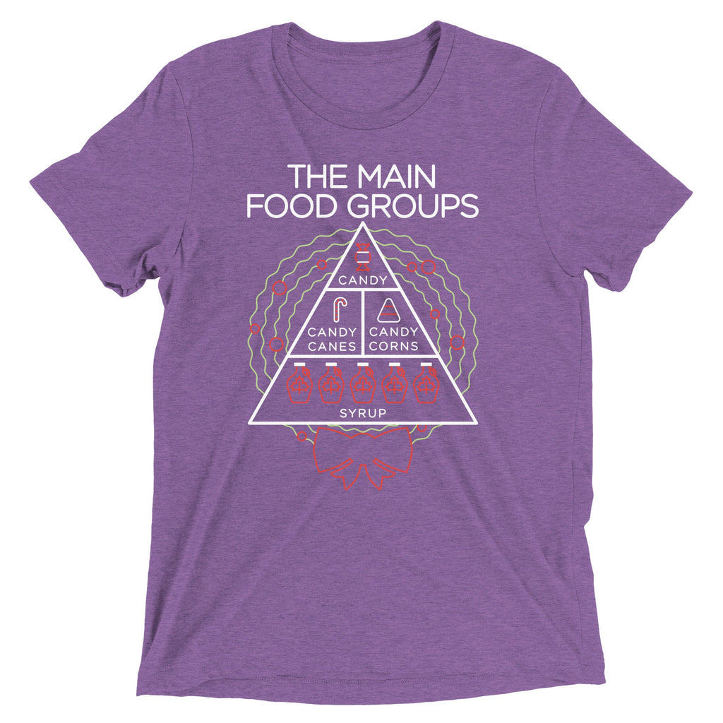 The Main Food Groups Men's Tri-Blend Tee product image 5