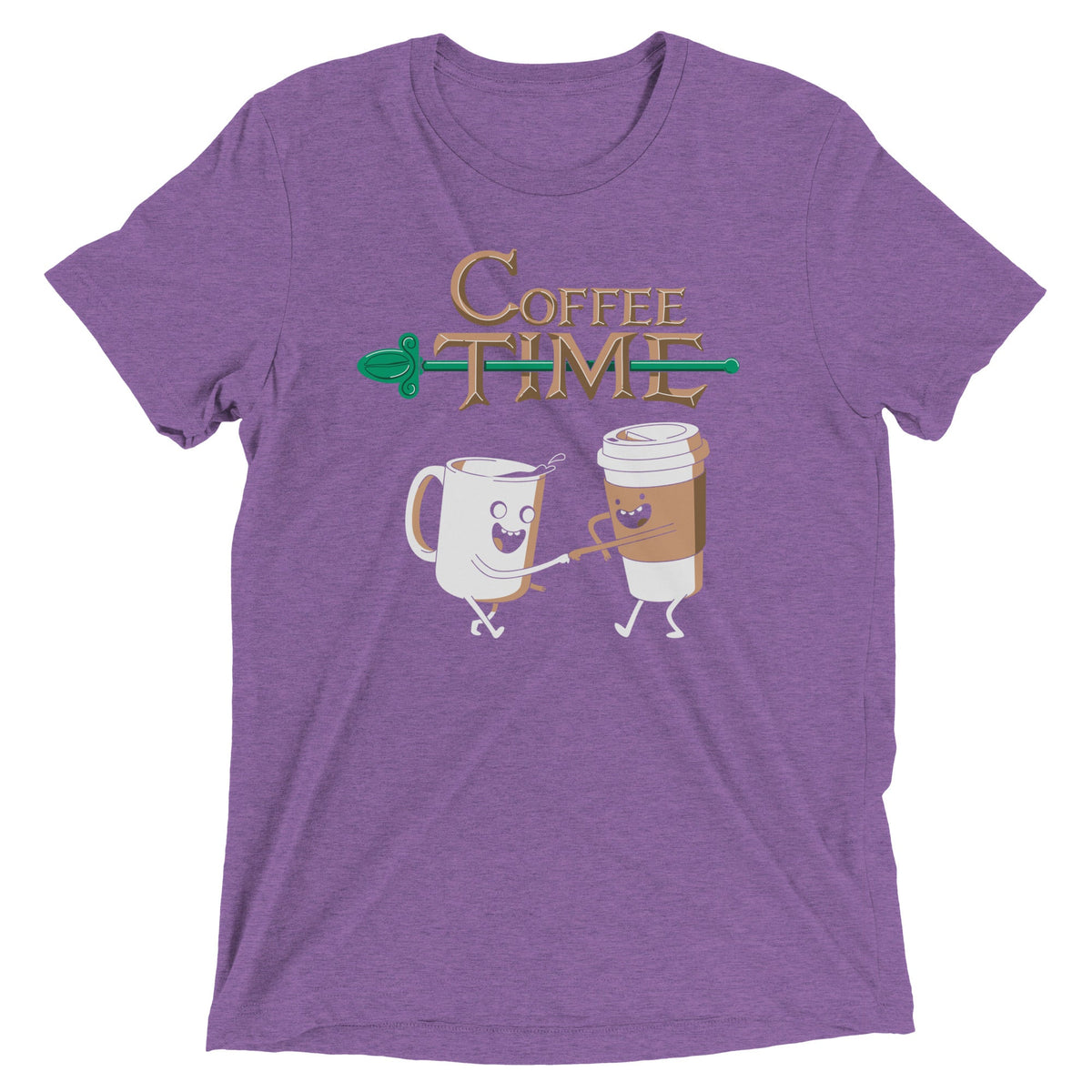 Coffee Time Men's Tri-Blend Tee product image 5