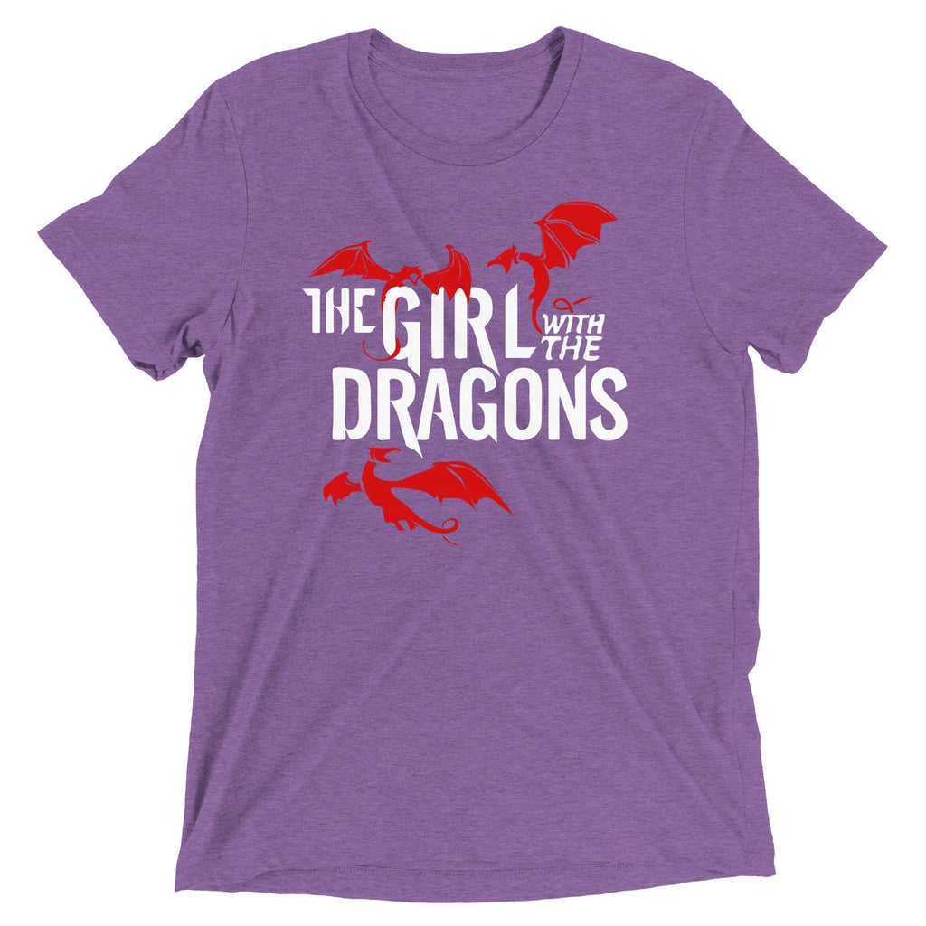 The Girl With Dragons Men's Tri-Blend Tee product image 4