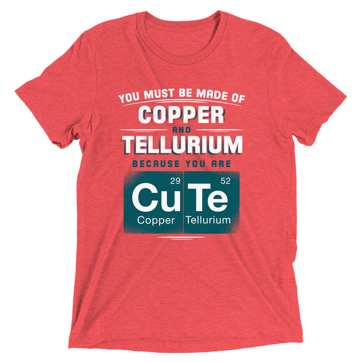 You Are CuTe Men's Tri-Blend Tee product image 4