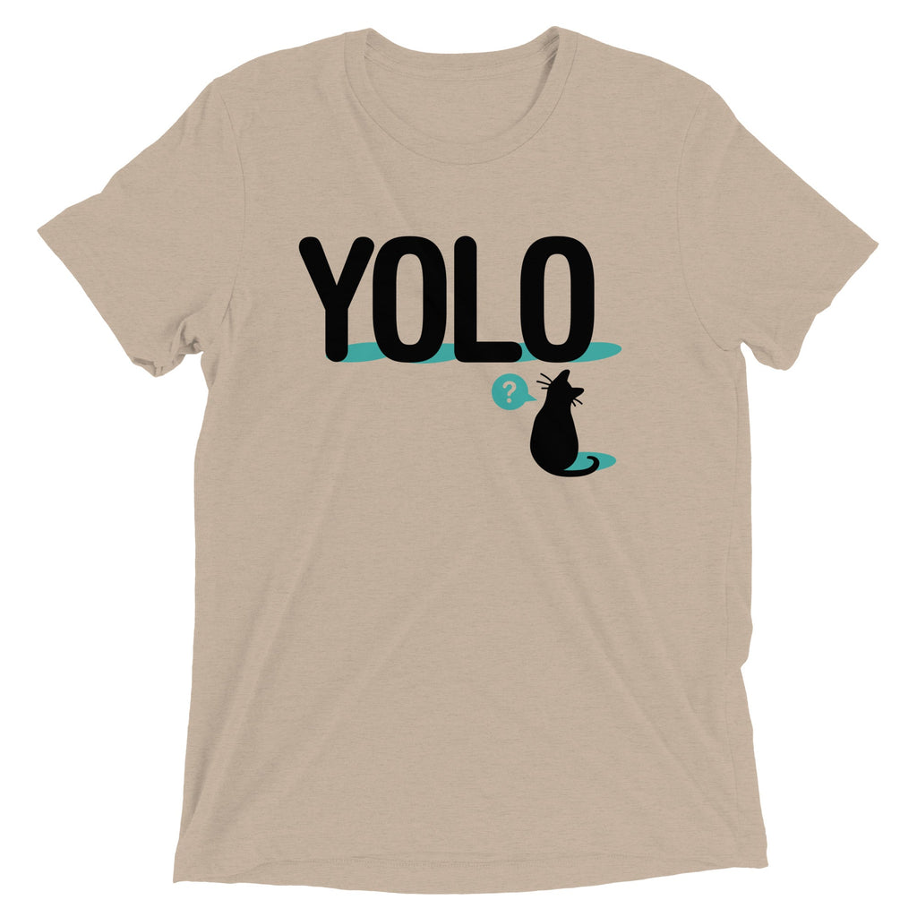 YOLO Cat Men's Tri-Blend Tee product image 5
