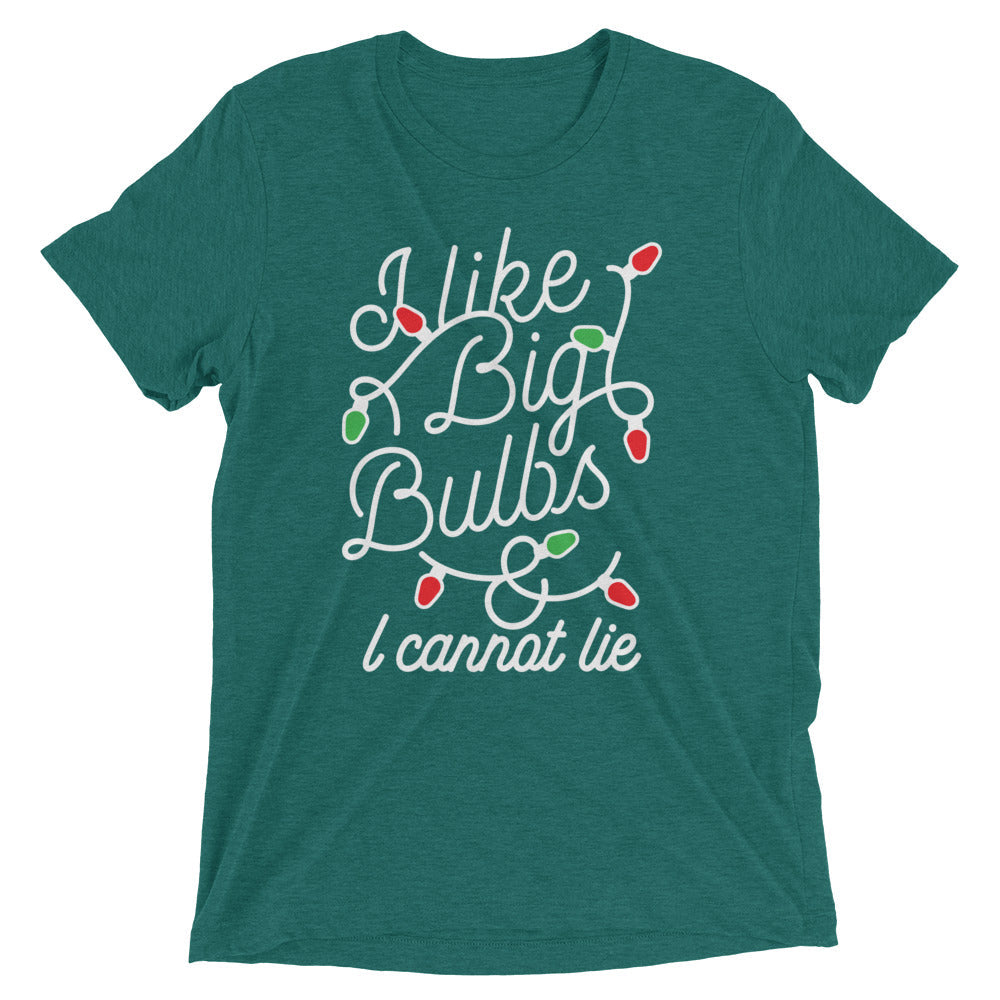 I Like Big Bulbs & I Cannot Lie Men's Tri-Blend Tee product image 6