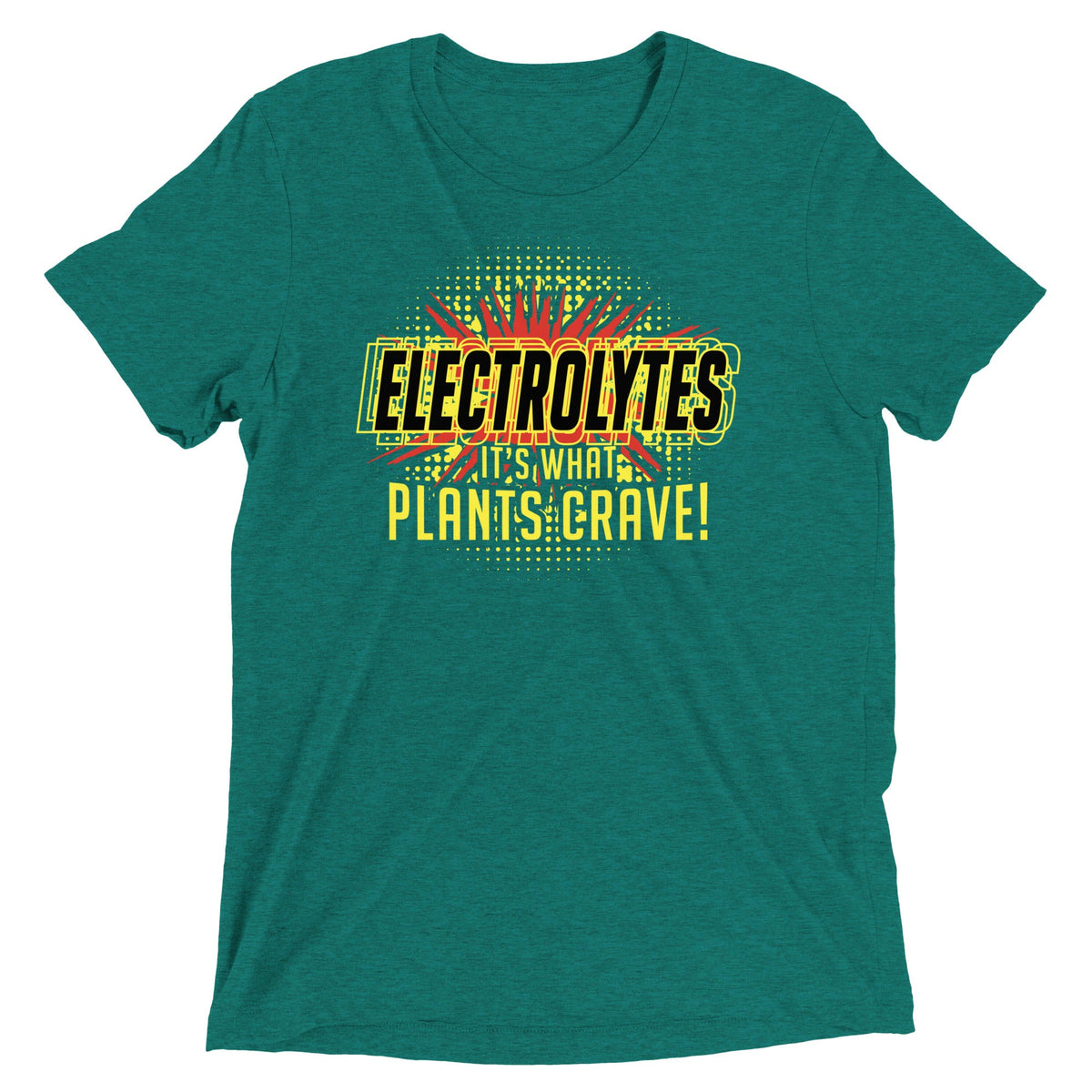 Electrolytes, It's What Plants Crave! Men's Tri-Blend Tee product image 4