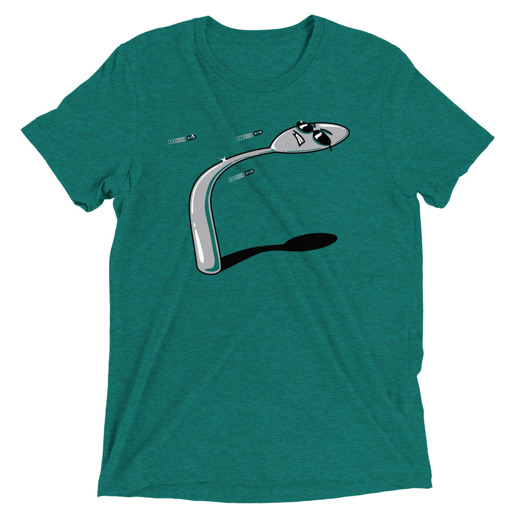 There Is No Spoon Men's Tri-Blend Tee product image 3