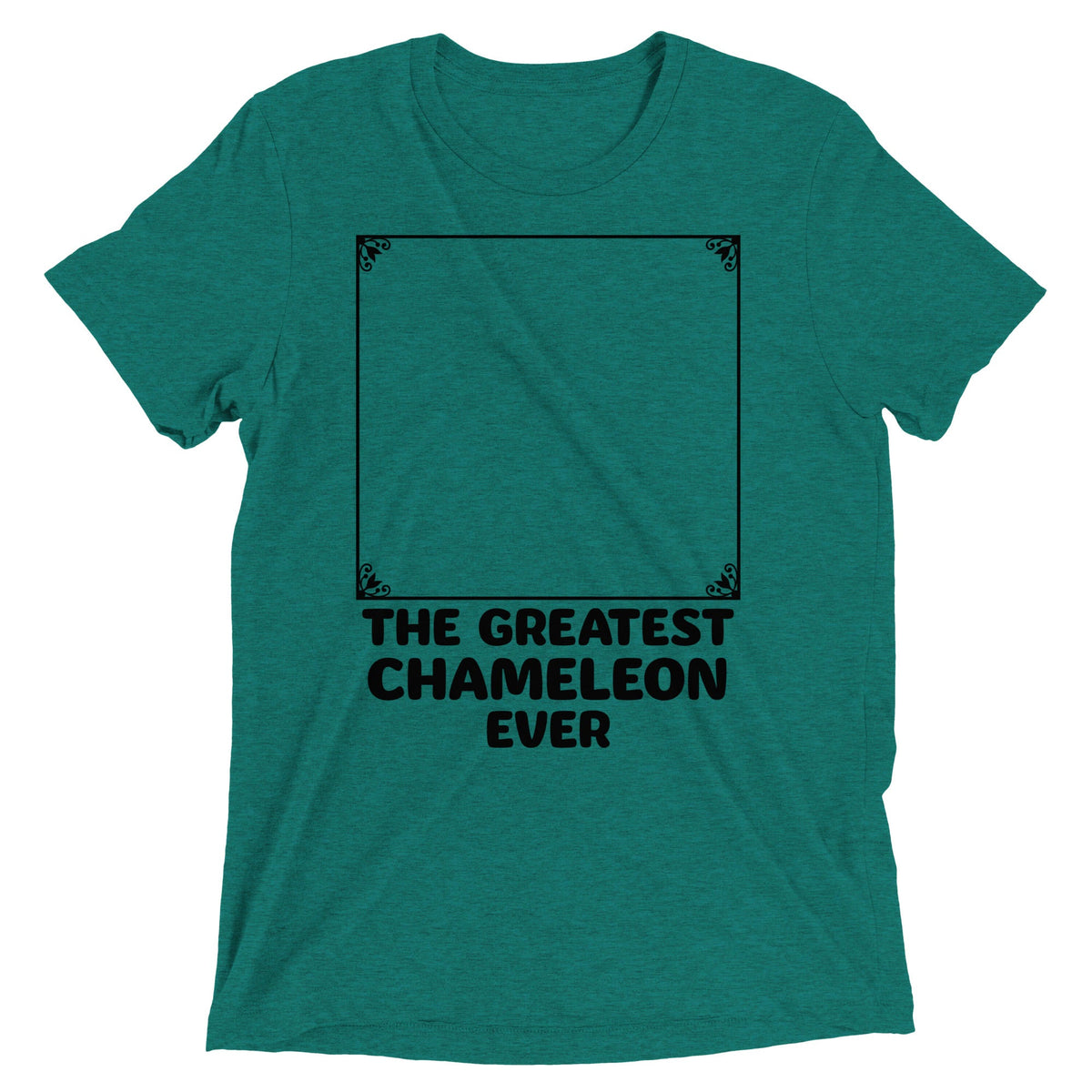 The Greatest Chameleon Ever Men's Tri-Blend Tee product image 3