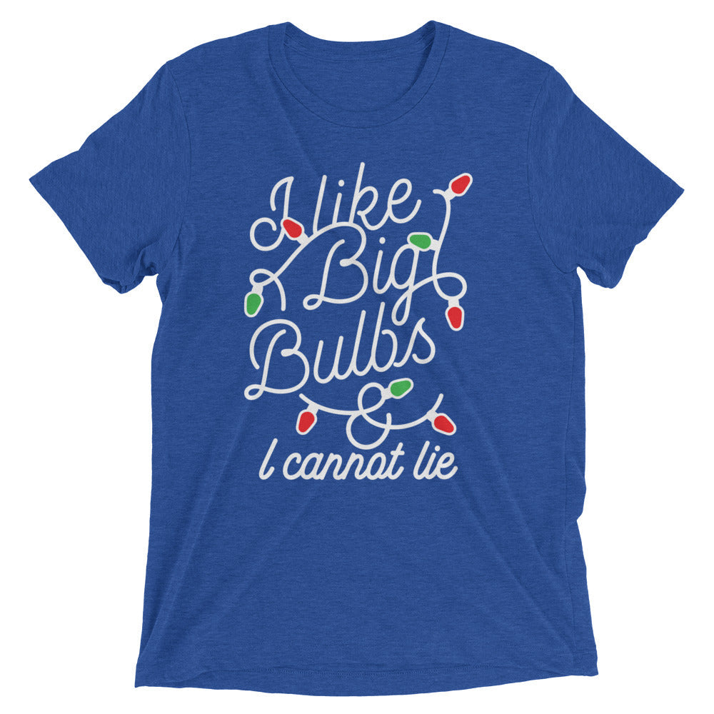 I Like Big Bulbs & I Cannot Lie Men's Tri-Blend Tee product image 5