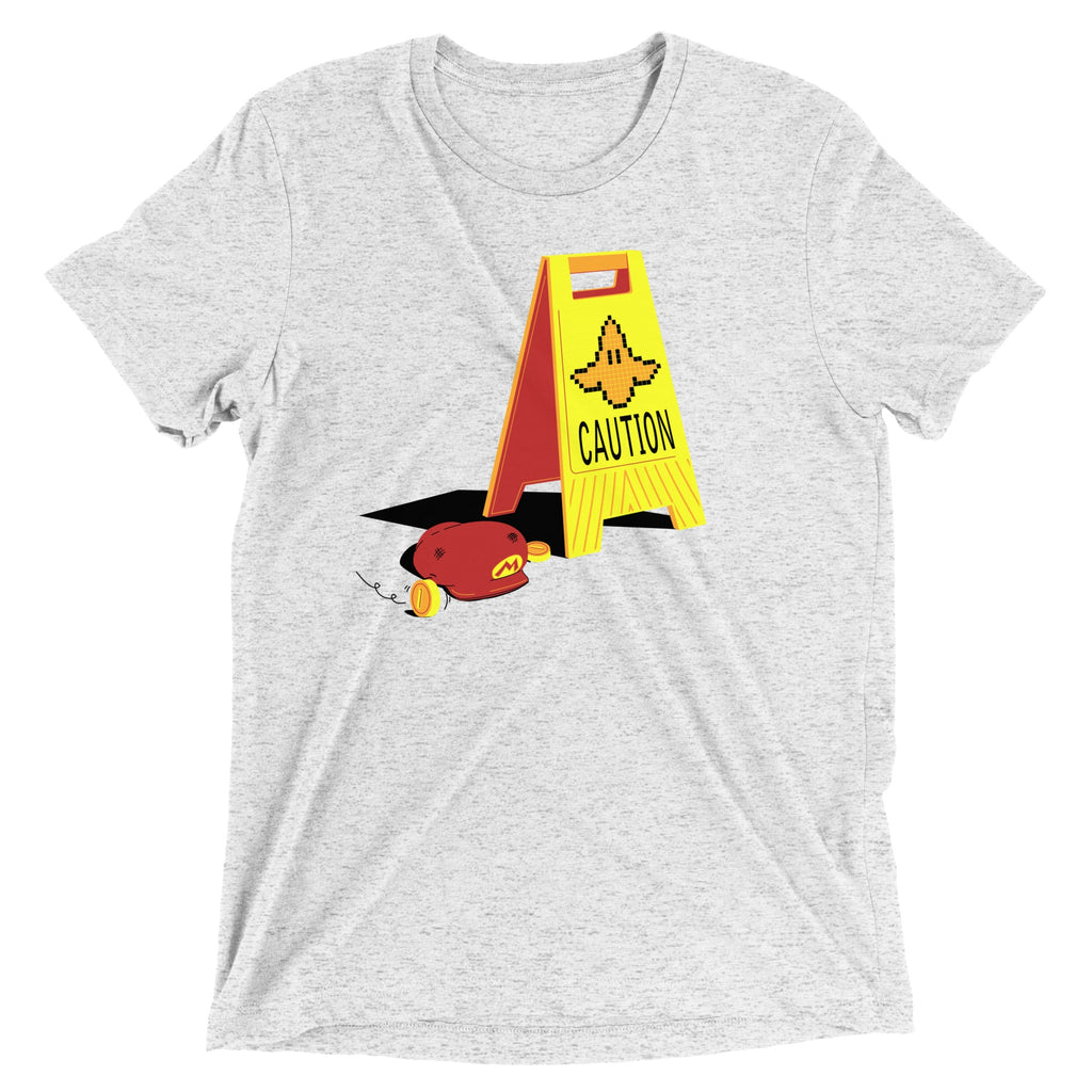 Caution Banana Men's Tri-Blend Tee product image 4
