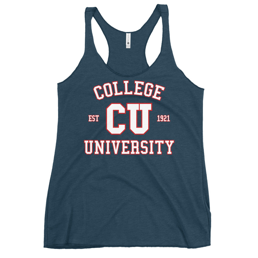 College University Women's Racerback Tank