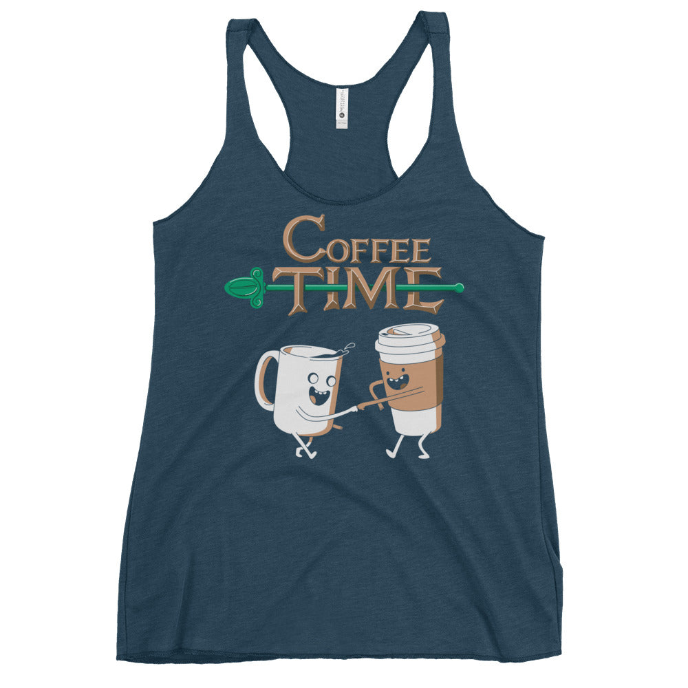 Coffee Time Women's Racerback Tank