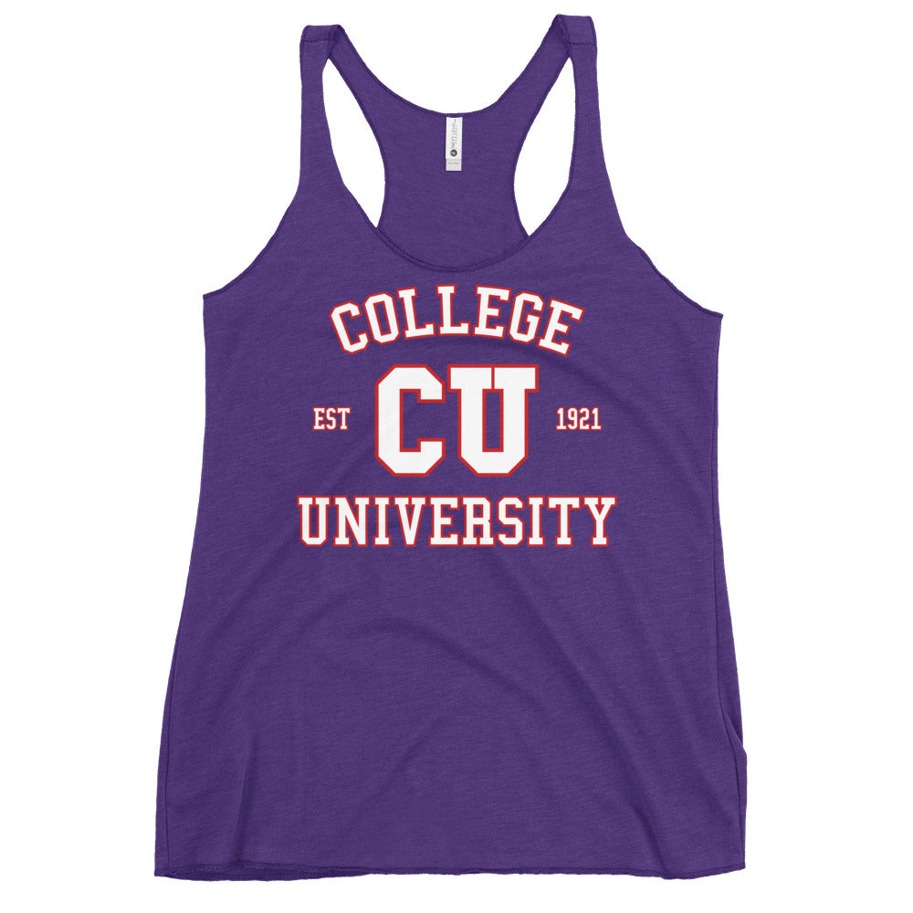 College University Women's Racerback Tank
