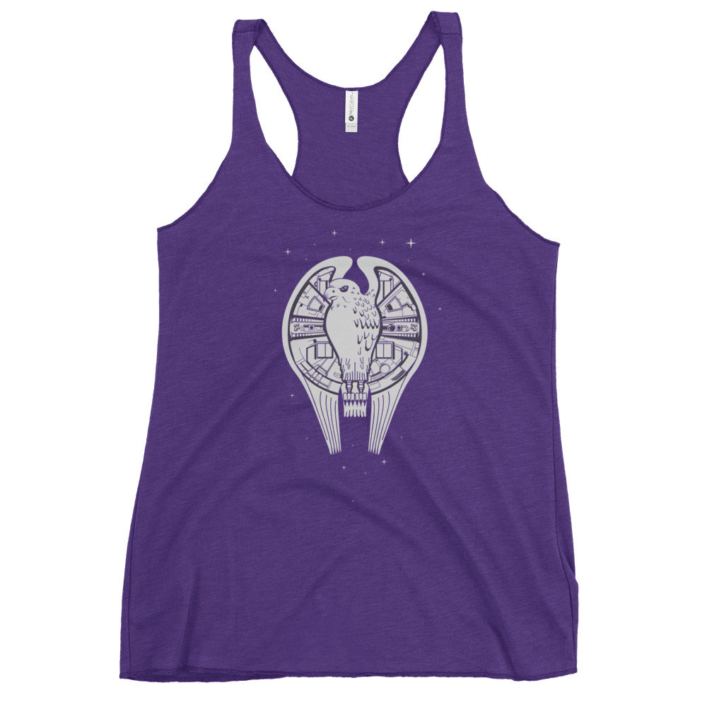 Fastest Falcon In The Universe Women's Racerback Tank