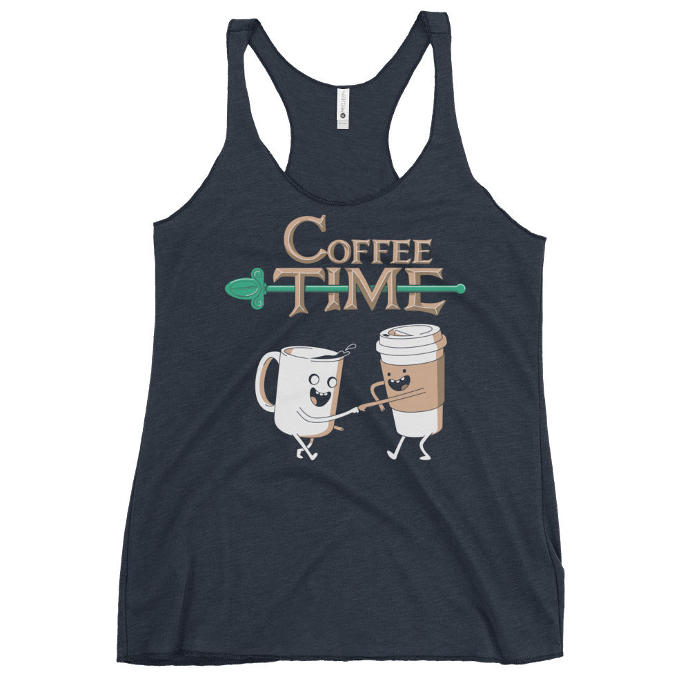 Coffee Time Women's Racerback Tank