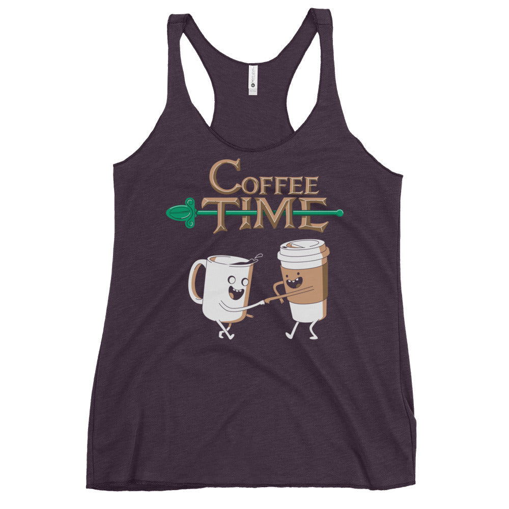 Coffee Time Women's Racerback Tank