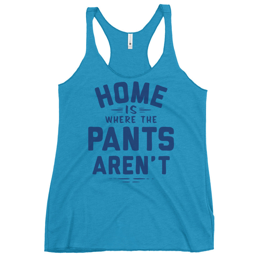 Home Is Where The Pants Aren't Women's Racerback Tank product image 4