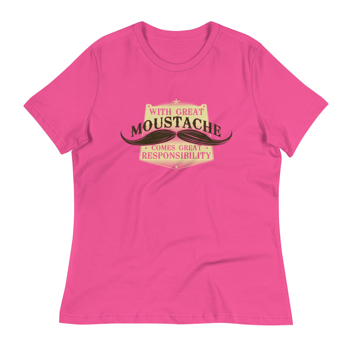With Great Moustache Women's Signature Tee product image 3