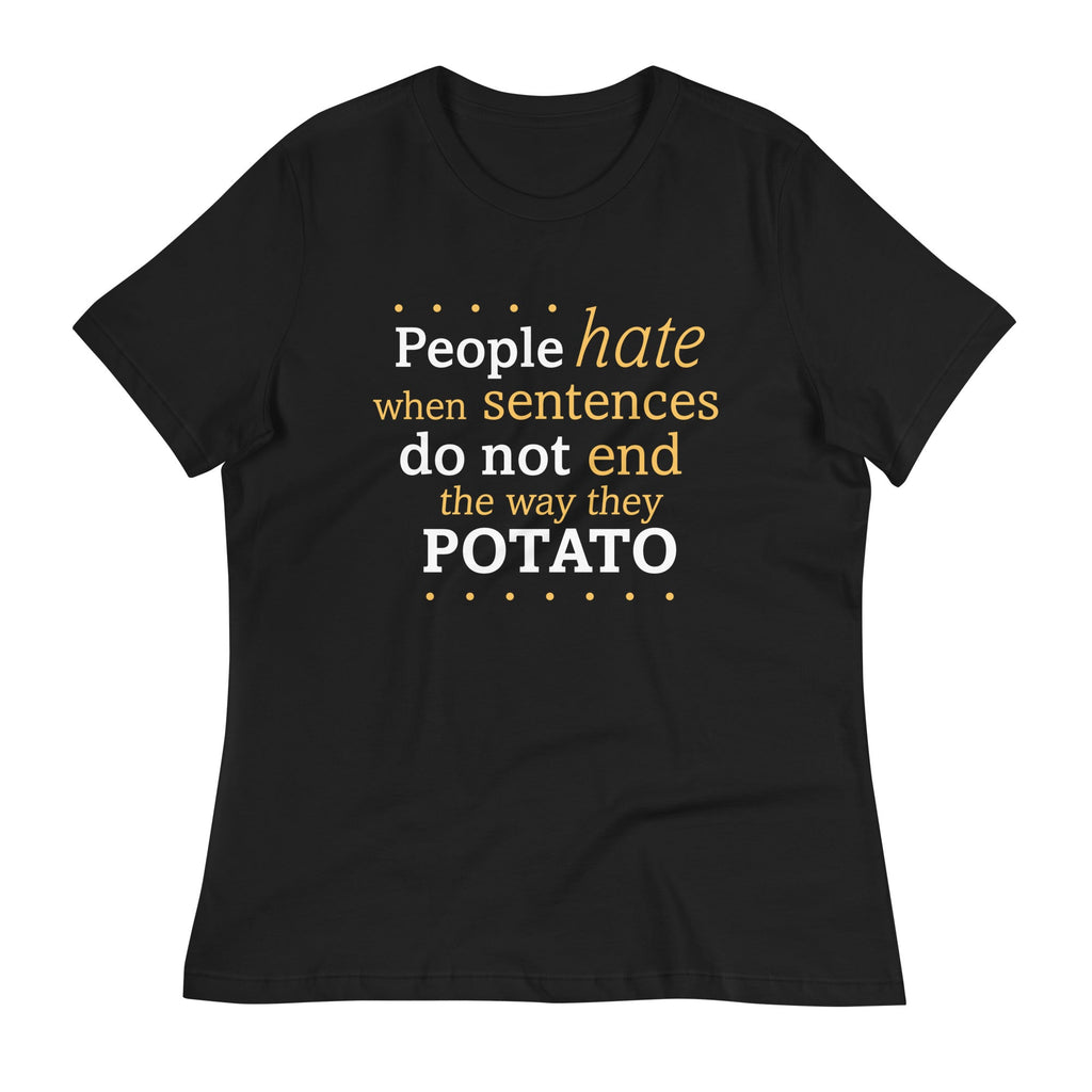 Sentences That End In Potato Women's Signature Tee product image 2