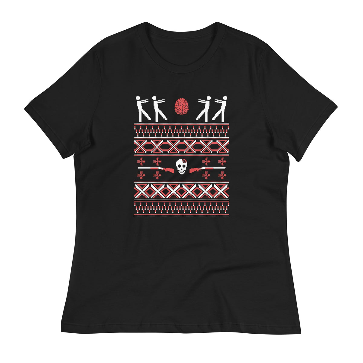 Zombie Christmas Sweater Women's Signature Tee product image 2