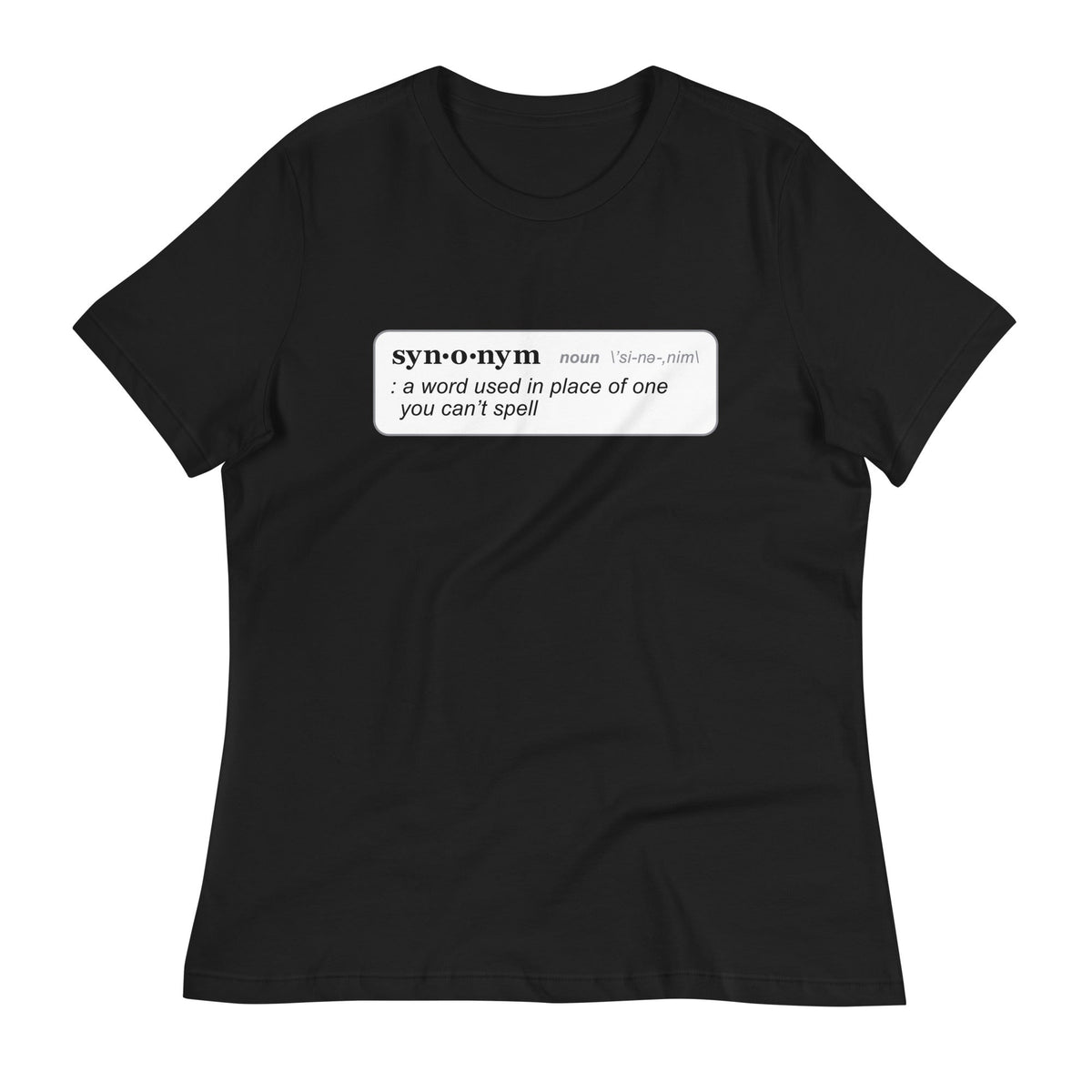 Synonym Definition Women's Signature Tee product image 2