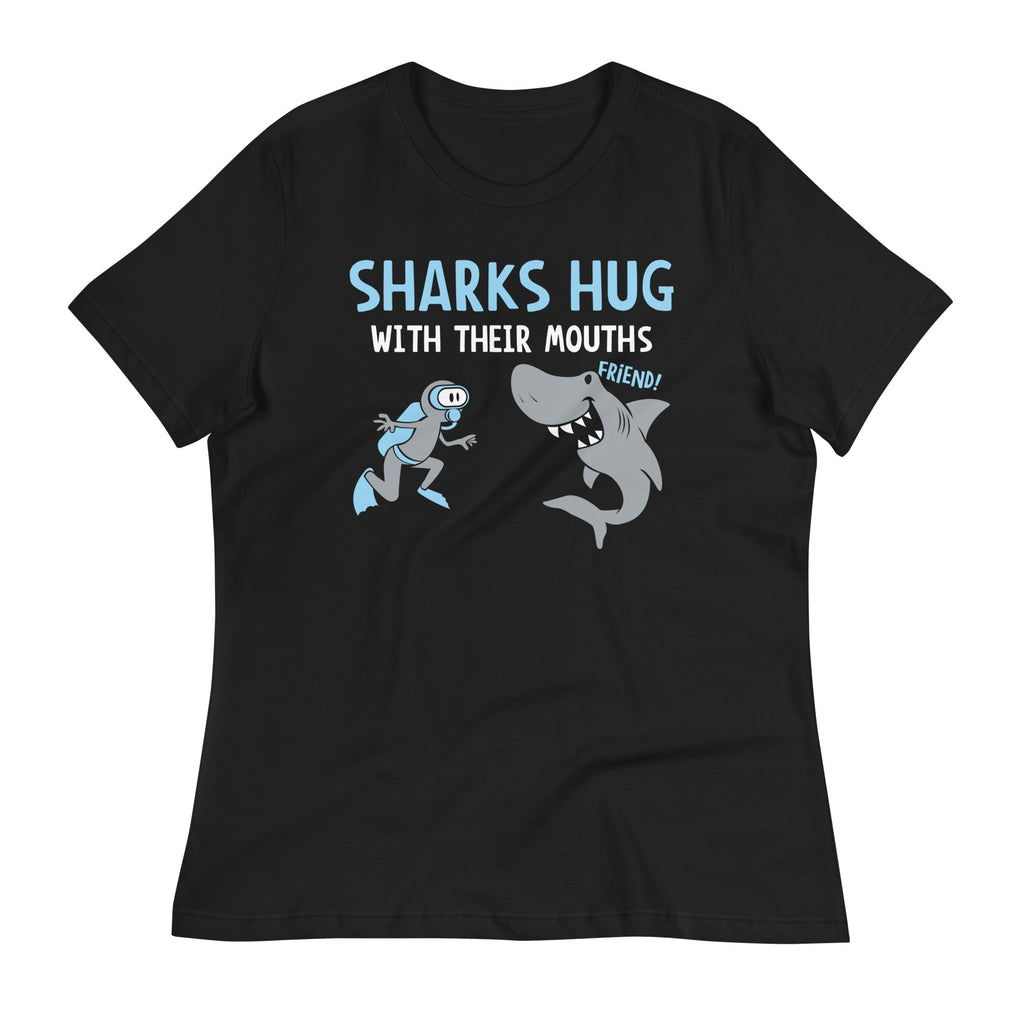 Sharks Hug With Their Mouths Women's Signature Tee product image 2
