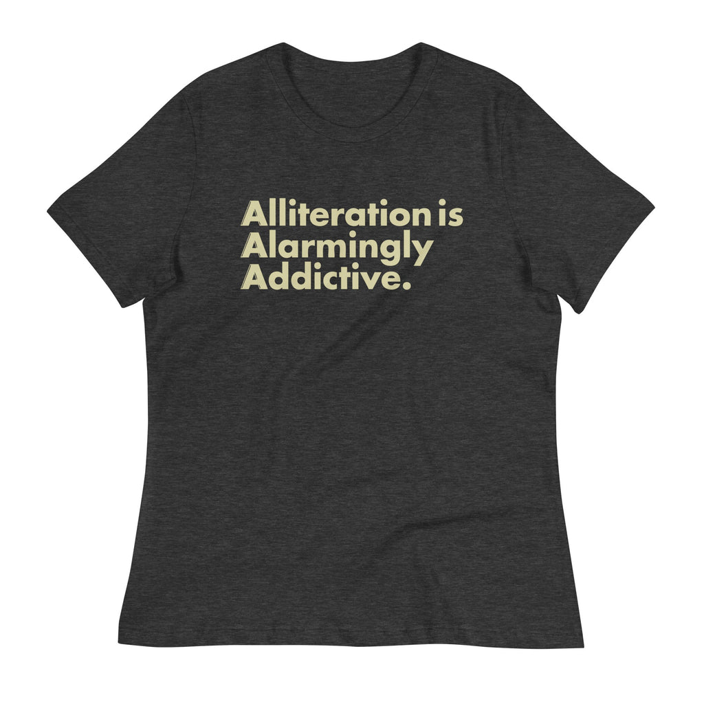 Alliteration Is Alarmingly Addictive Women's Signature Tee product image 3