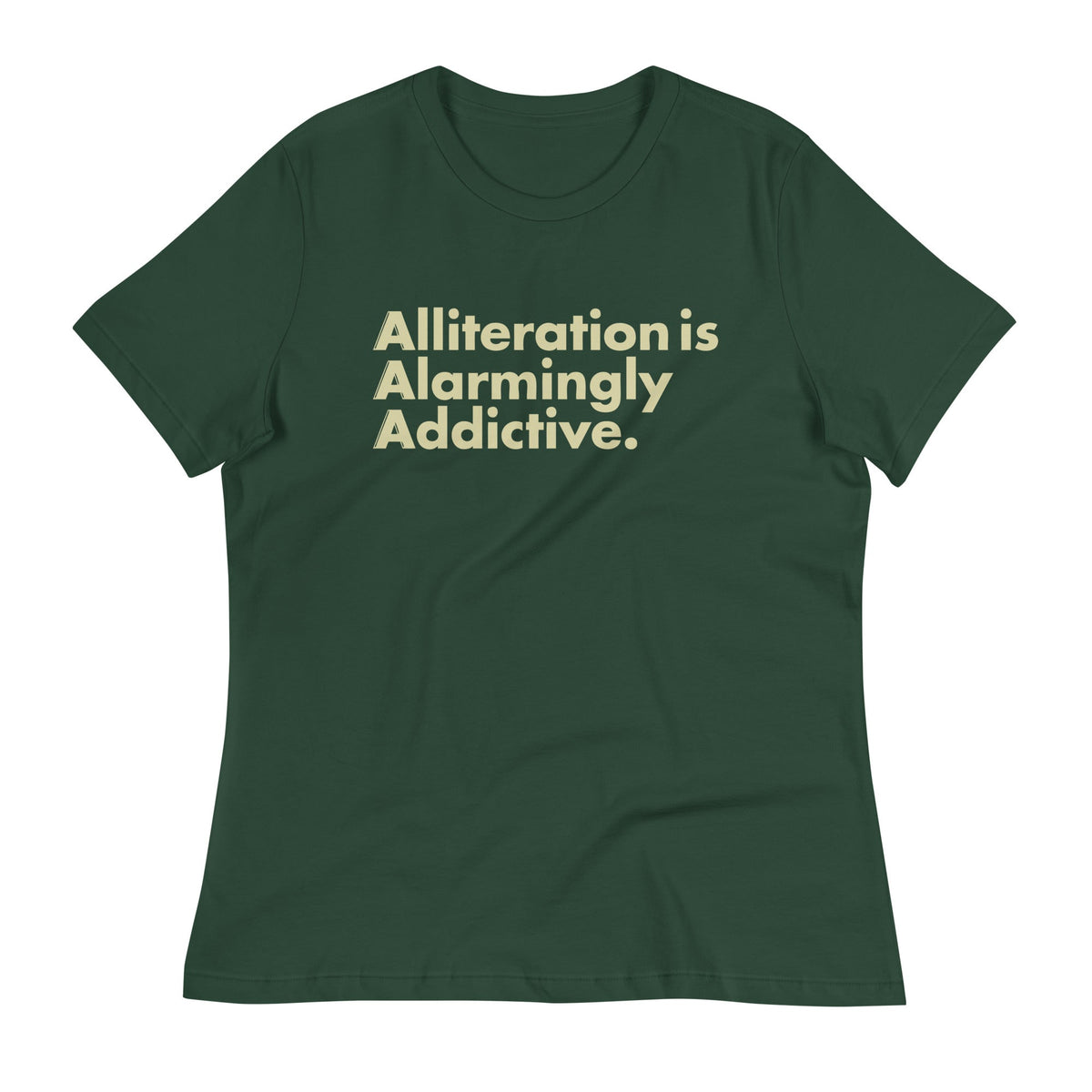 Alliteration Is Alarmingly Addictive Women's Signature Tee product image 5