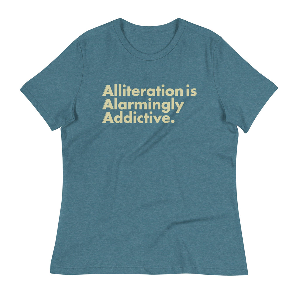 Alliteration Is Alarmingly Addictive Women's Signature Tee product image 6