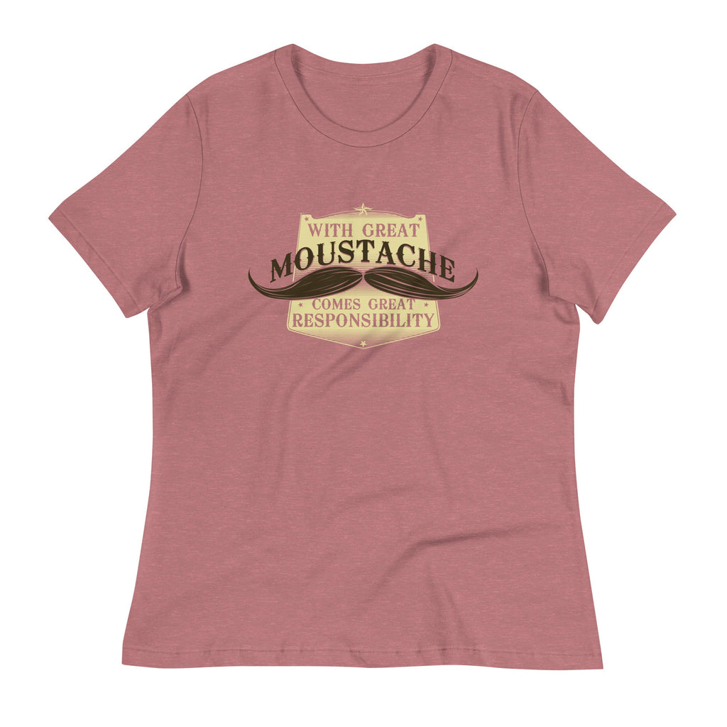 With Great Moustache Women's Signature Tee product image 4